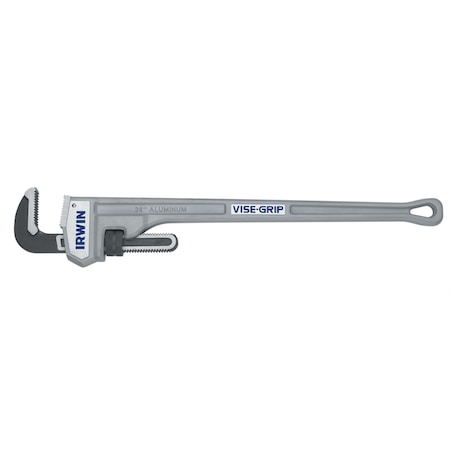 Hanson Aluminum Pipe Wrench, 36 in. Long, 5 in. Jaw Capacity 2074136